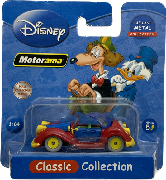 Scrooge McDuck Car Disney Classic Collection 1:64 Scale Toy Car Motorama