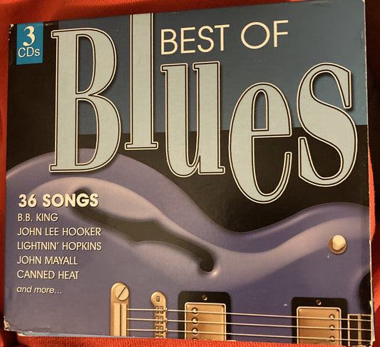 CD - BEST OF BLUES - 3 CDS - USADO