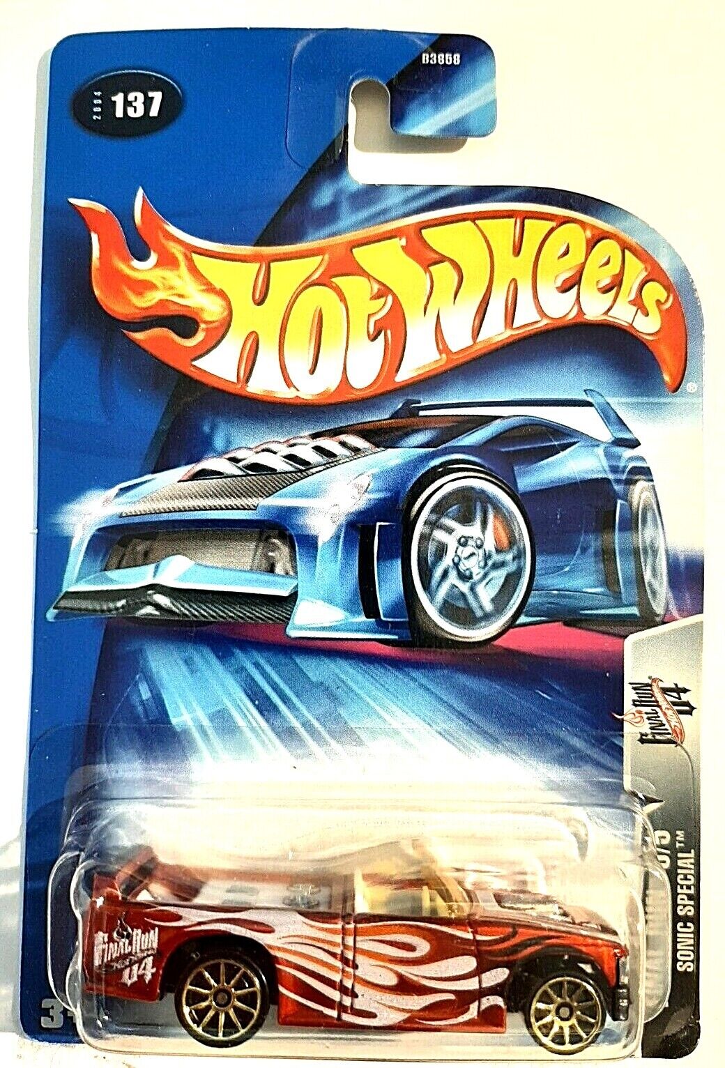 2004 Hot Wheels Sonic Special #137 Final Run Series #5/5 Metallic Red B3858
