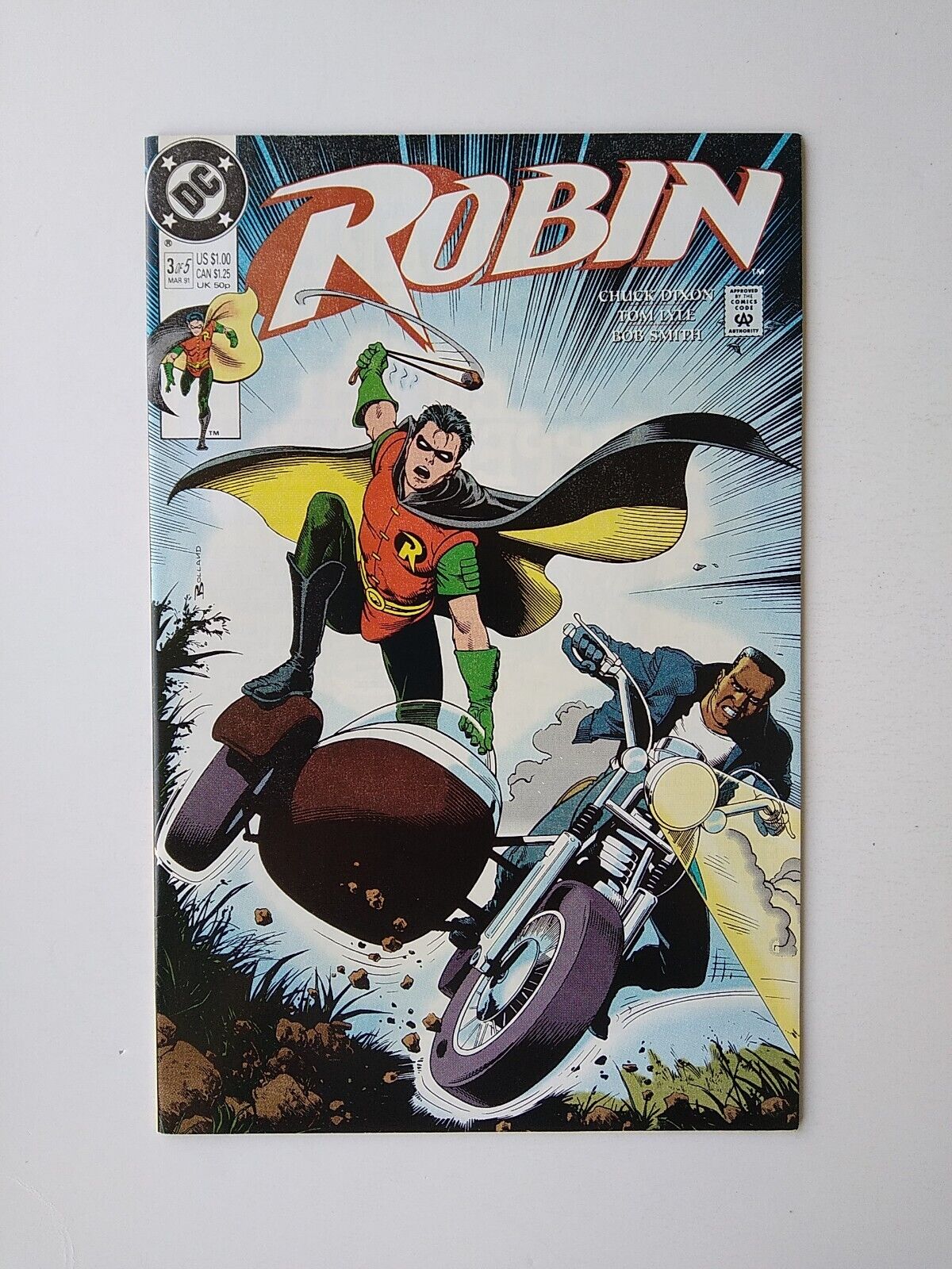 Comics Robin edição #3 de 5 (março de 1991, DC Comics) - USADO