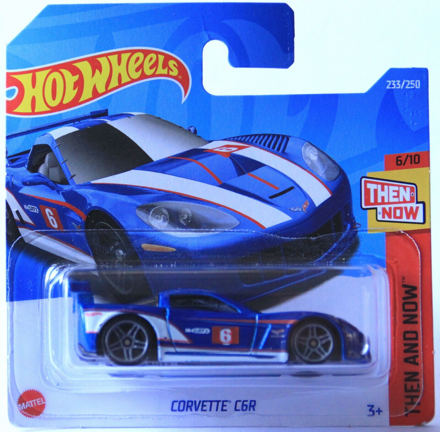 HOT WHEELS HCV35 CORVETTEC6R 2022 THEN AND NOW 6/10 233/250 #001