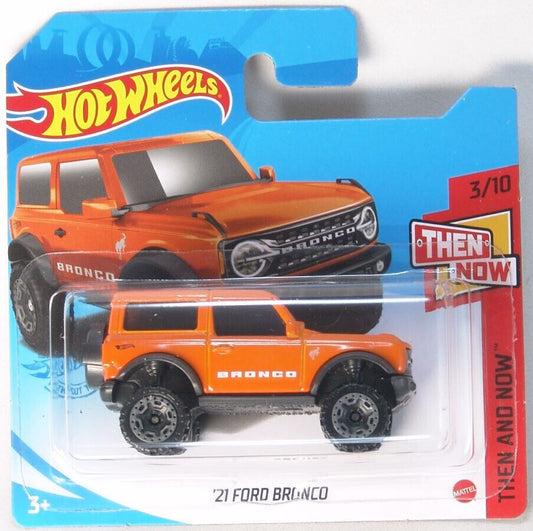 Hot Wheels 2021 Then and Now Series #3/10 '21 Ford Bronco GTB86