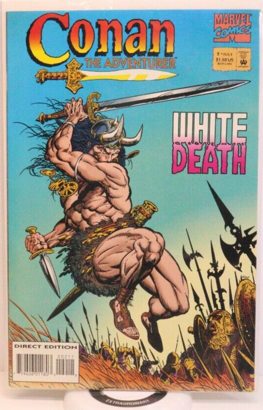 Comics Conan, o Aventureiro #2 Marvel Comics - Julho de 1994 ENSACADO e EMBARCADO - USADO