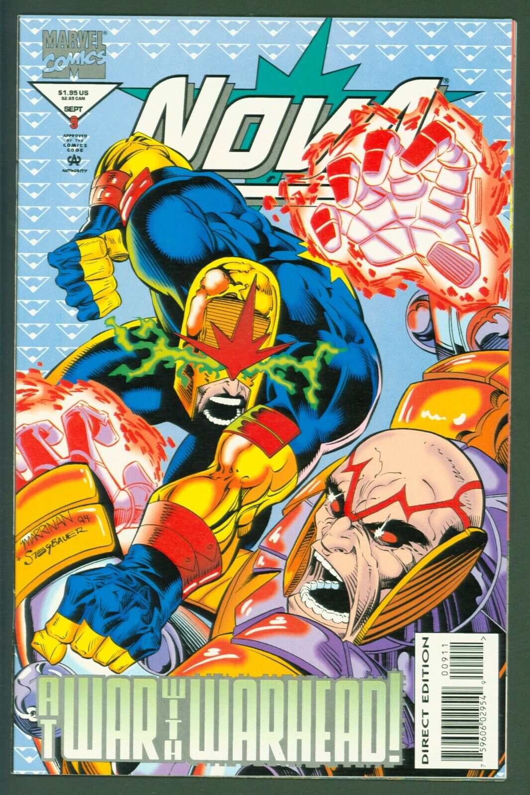 Comics Nova #9 VF/NM Marvel Comics 1994 Warhead - USADO