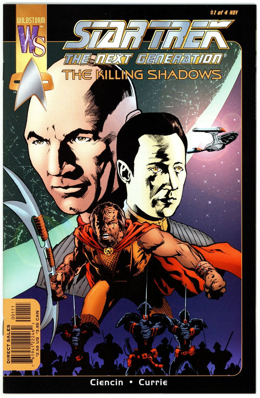Comics Star Trek: The Next Generation -- The Killing Shadows (2000) #1 quase perfeito - USADO
