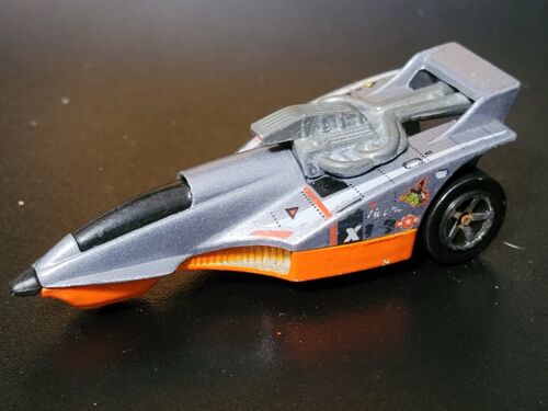 Hot Wheels 1-64 1998 XT'3 Grey / Orange 18806 - Loose - Usado