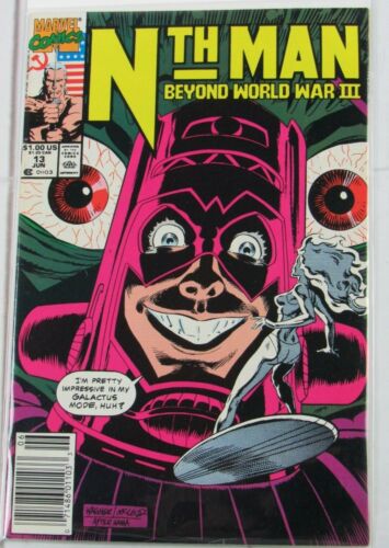 Comics Nth Man #13 June 1990, Marvel Comics - USADO