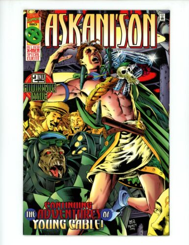 Comics Askani Filho #2 1996 quase perfeito Scott Lobdell Gene Ha Marvel Gibi Nathan DaySpring - Usado