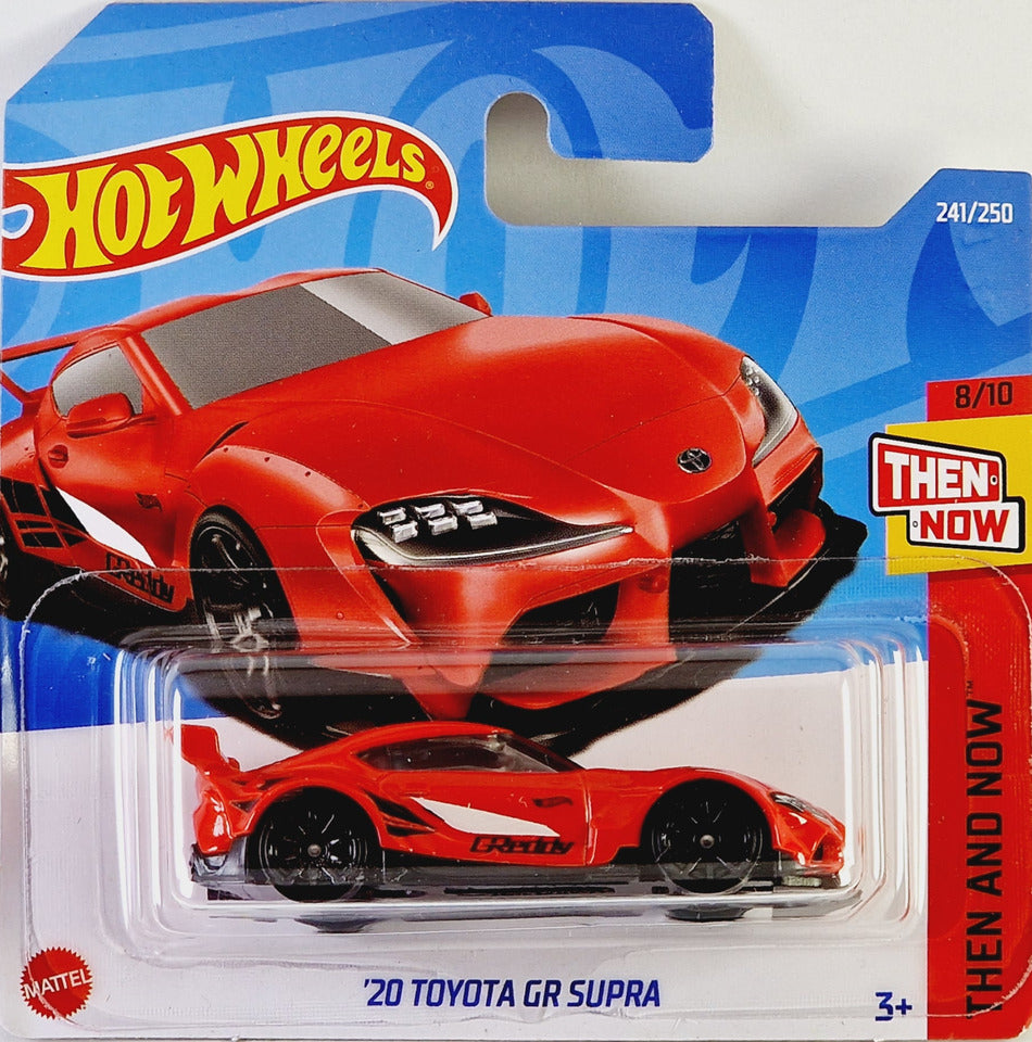 HOT WHEELS '20 Toyota GR Supra Red Car HW Then and Now HCT62 2022