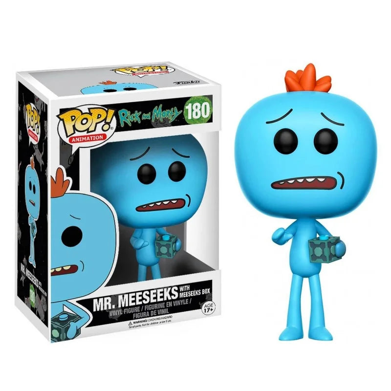 Funko POP! Animation: Rick and Morty - Mr. Meeseeks with Meeseeks box #180