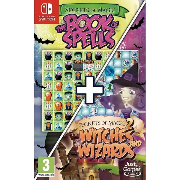 Switch Secrets Of Magic: The Book Of Spells + Witches And Wizards - USADO