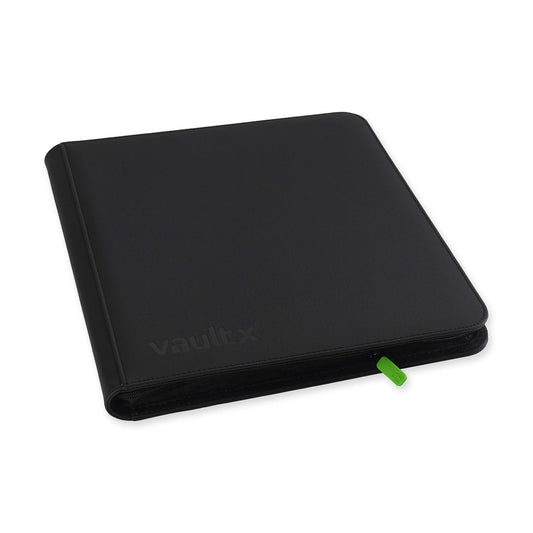 Vault X 12-Pocket Exo-Tec® Zip Binder XL - Signature Black