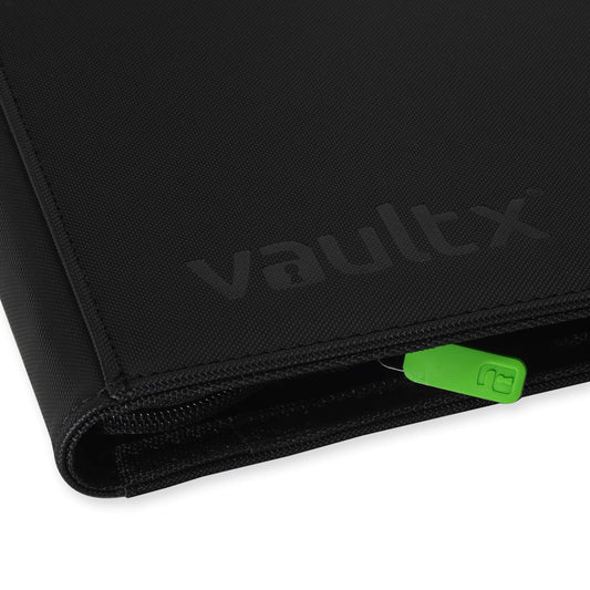 Vault X 9-Pocket Exo-Tec® Zip Binder - Signature Black