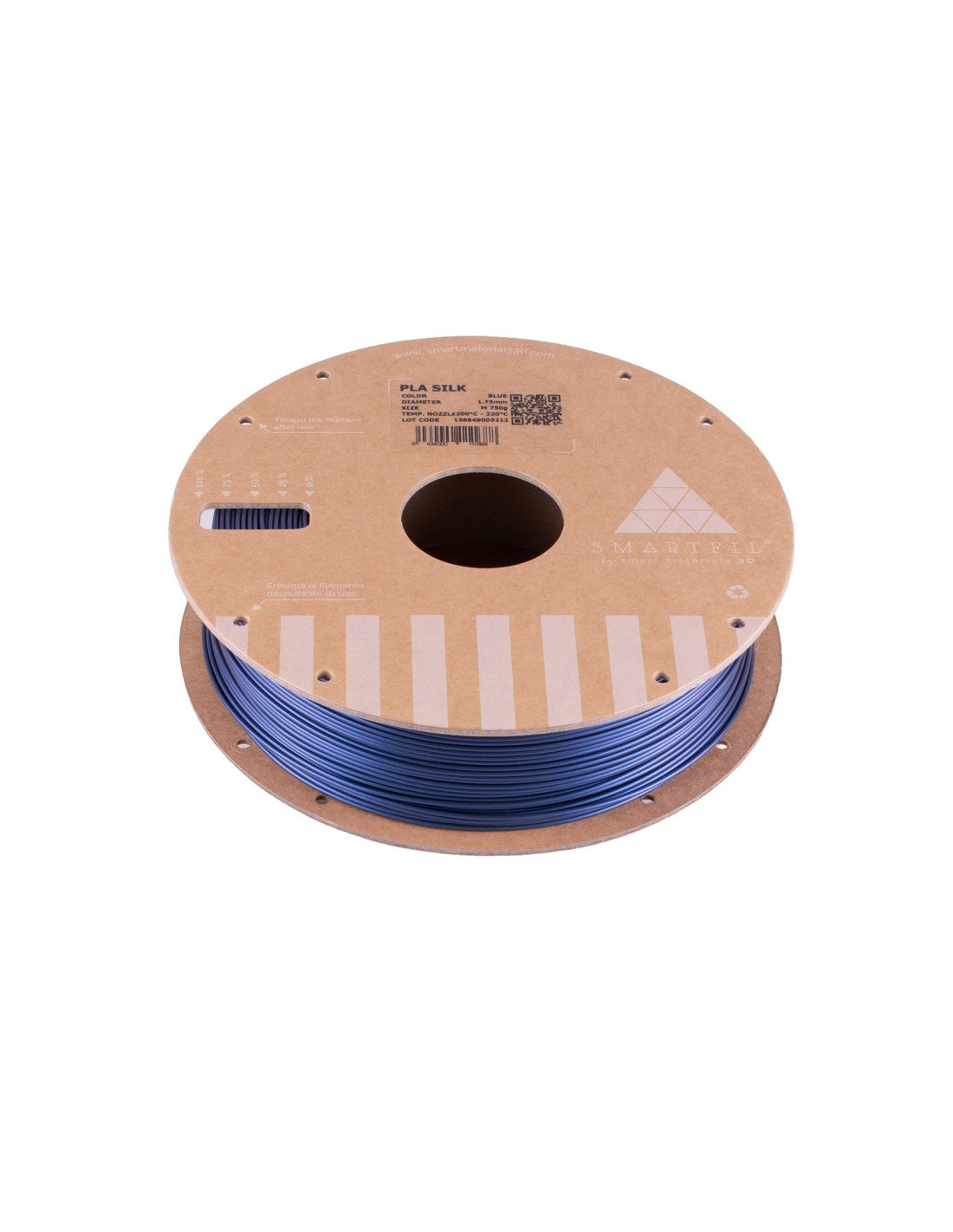 3dprint SMARTFIL PLA SILK, 1.75mm, BLUE, 750g