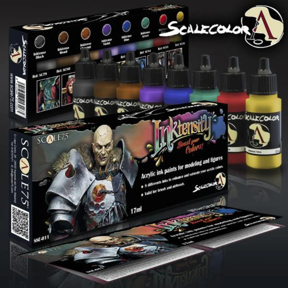 ACRYLIC PAINT SURECOLOR SCALE 75 SET: inktensity (8x17mL)