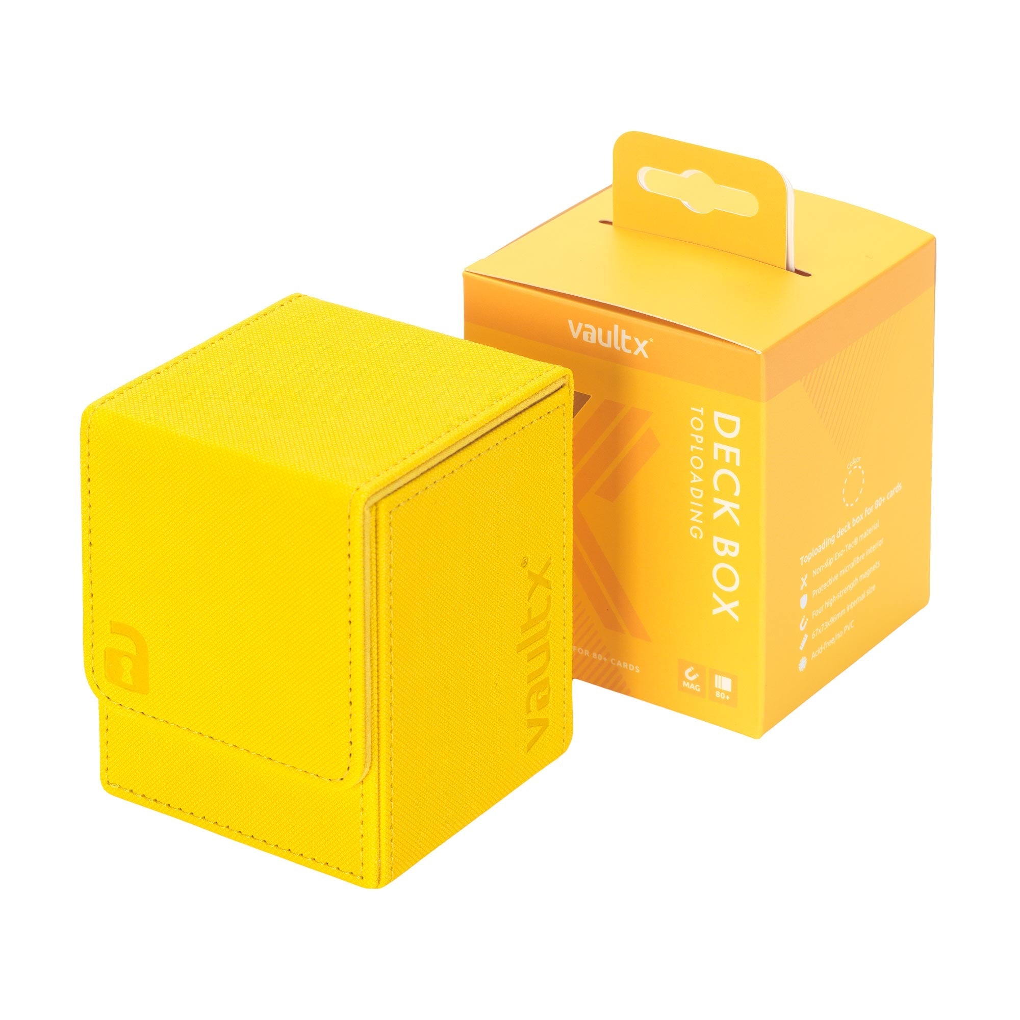 Vault X Exo-Tec® Toploading Deck Box 80+ - Sunrise Yellow