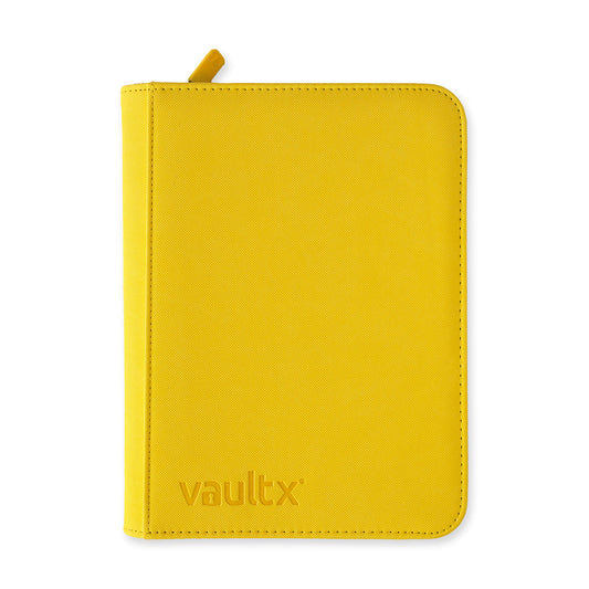 Vault X 4-Pocket Exo-Tec® Zip Binder - Sunrise Yellow