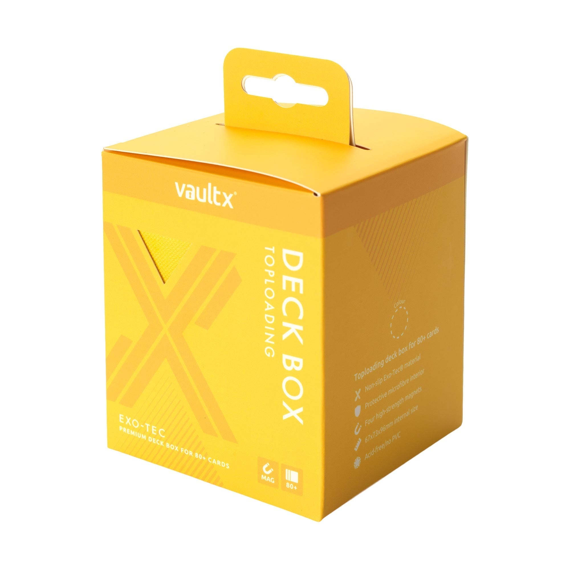 Vault X Exo-Tec® Toploading Deck Box 80+ - Sunrise Yellow
