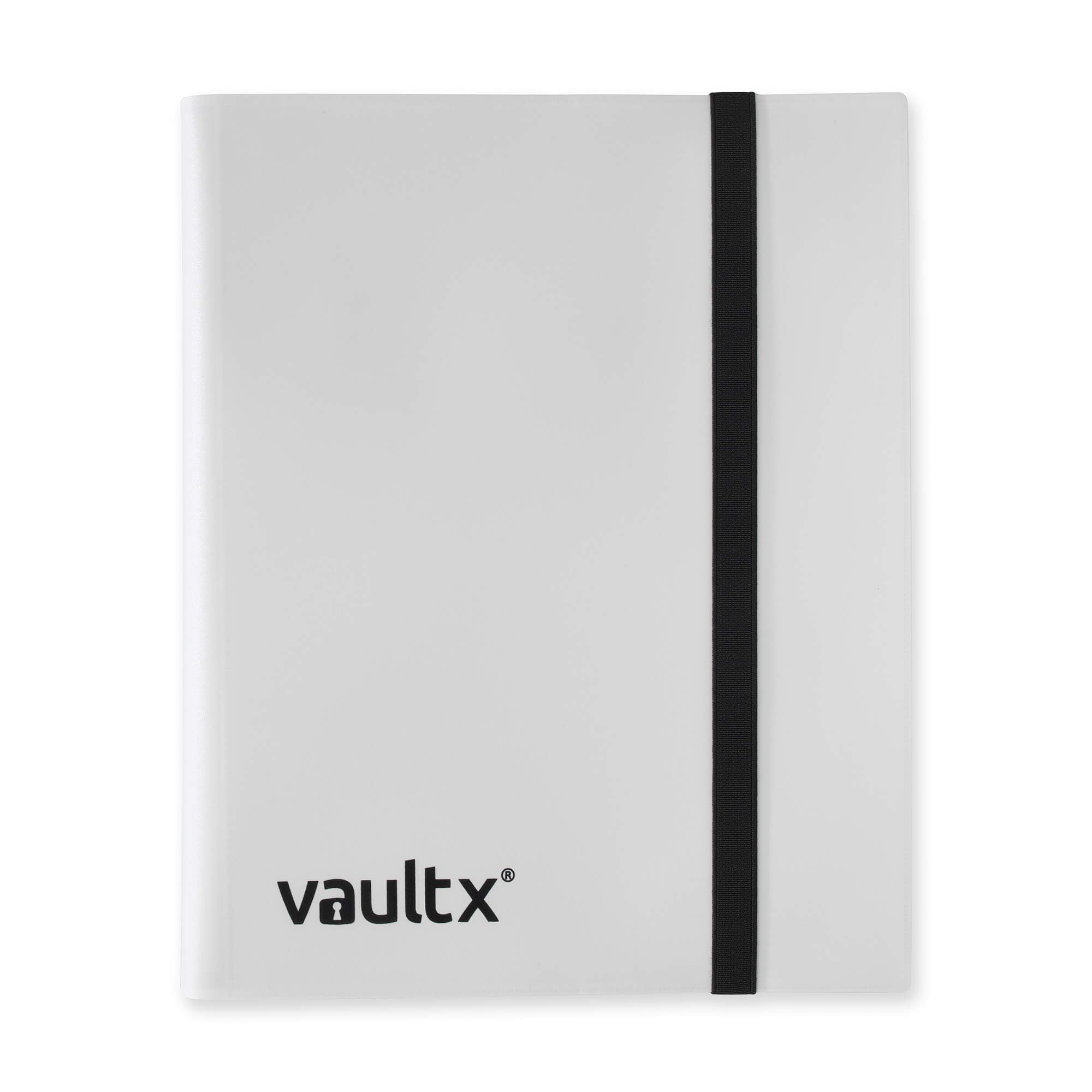 Vault X 9-Pocket Strap Binder - White