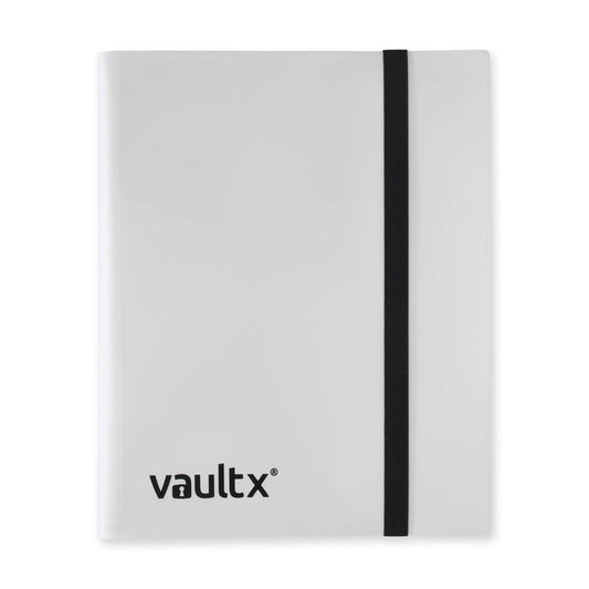 Vault X 9-Pocket Strap Binder - White