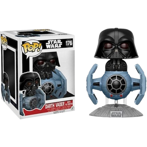 Funko POP! Star Wars Bobble-Head Darth Vader with Tie Fighter #176