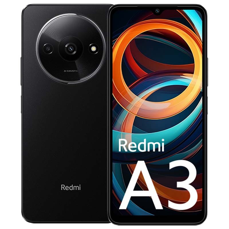 REDMI A3 MIDNIGHT BLACK 3GB/64GB - NOVO