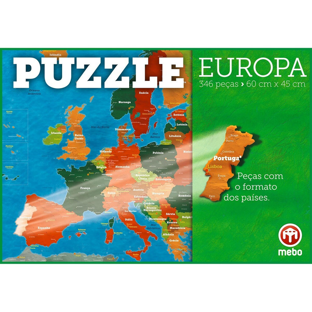 Puzzle Europa MEBO Games 643 Peças 620cmx45cm