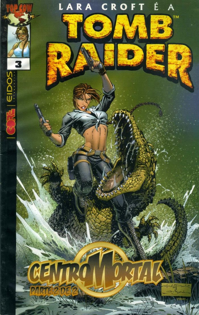 LIVRO BD COLEÇÃO LARA CROFT TOMB RAIDER 12 VOLUMES - USADO