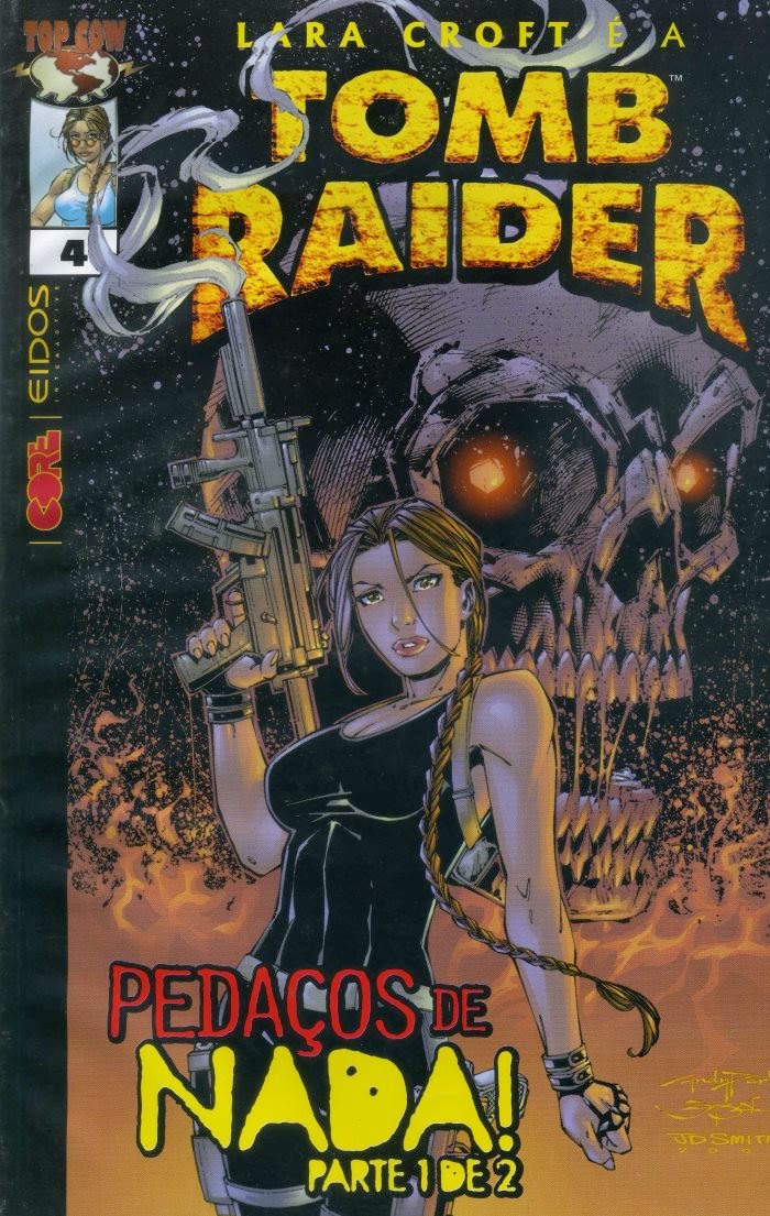 LIVRO BD COLEÇÃO LARA CROFT TOMB RAIDER 12 VOLUMES - USADO