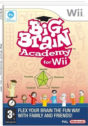 WII BIG BRAIN ACADEMY FRANCÊS USADO