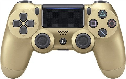 Comando DualShock 4 Dourado Oficial - RECONDICIONADO Grade B