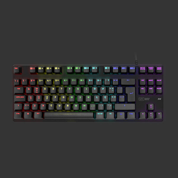 Teclado Mecânico 1Life gkb:mekan RGB TKL X Red PT