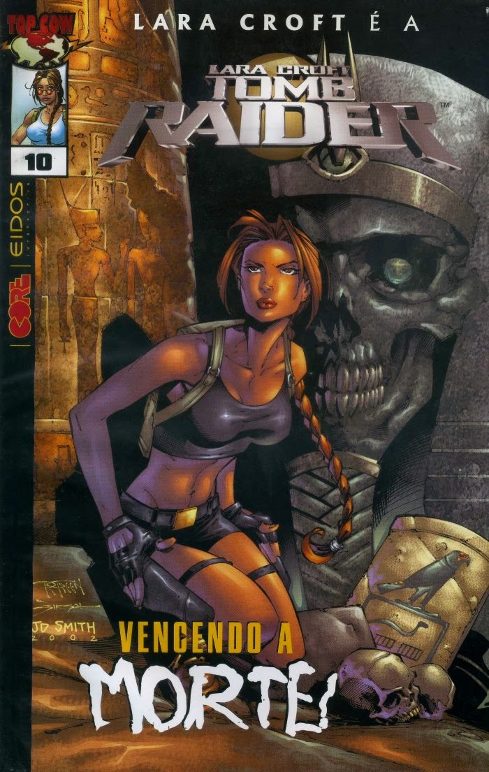 LIVRO BD COLEÇÃO LARA CROFT TOMB RAIDER 12 VOLUMES - USADO
