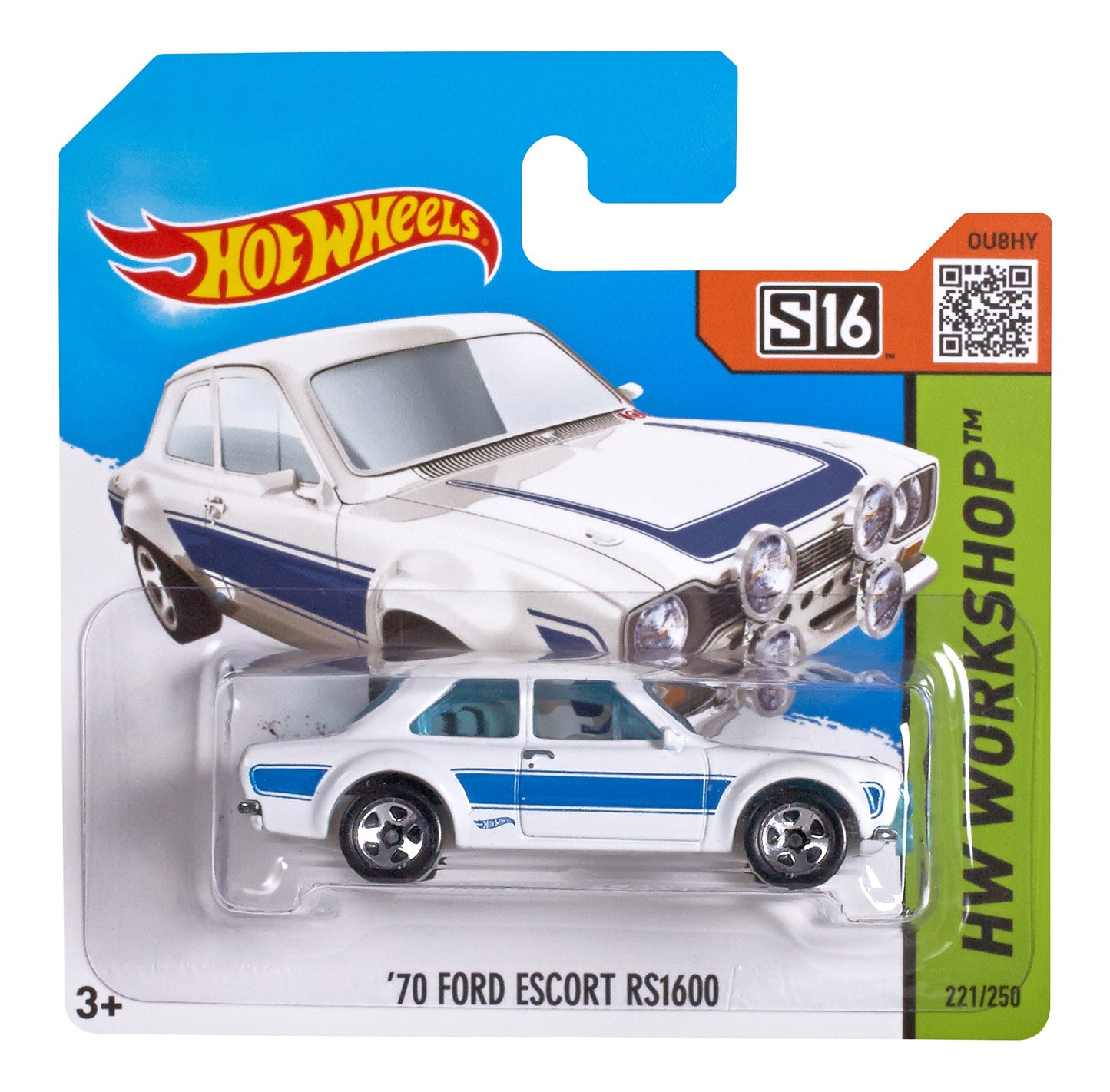 HOT WHEELS 2015 2014 '70 FORD ESCORT RS 1600 221/250 CFL30