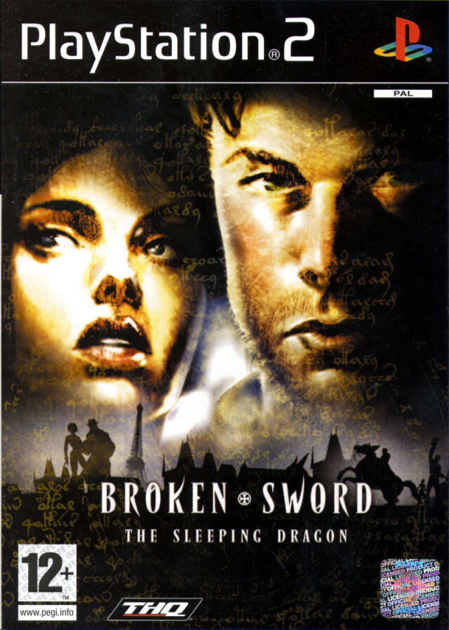 PS2 BROKEN SWORD THE SLEEPING DAGRON - USADO