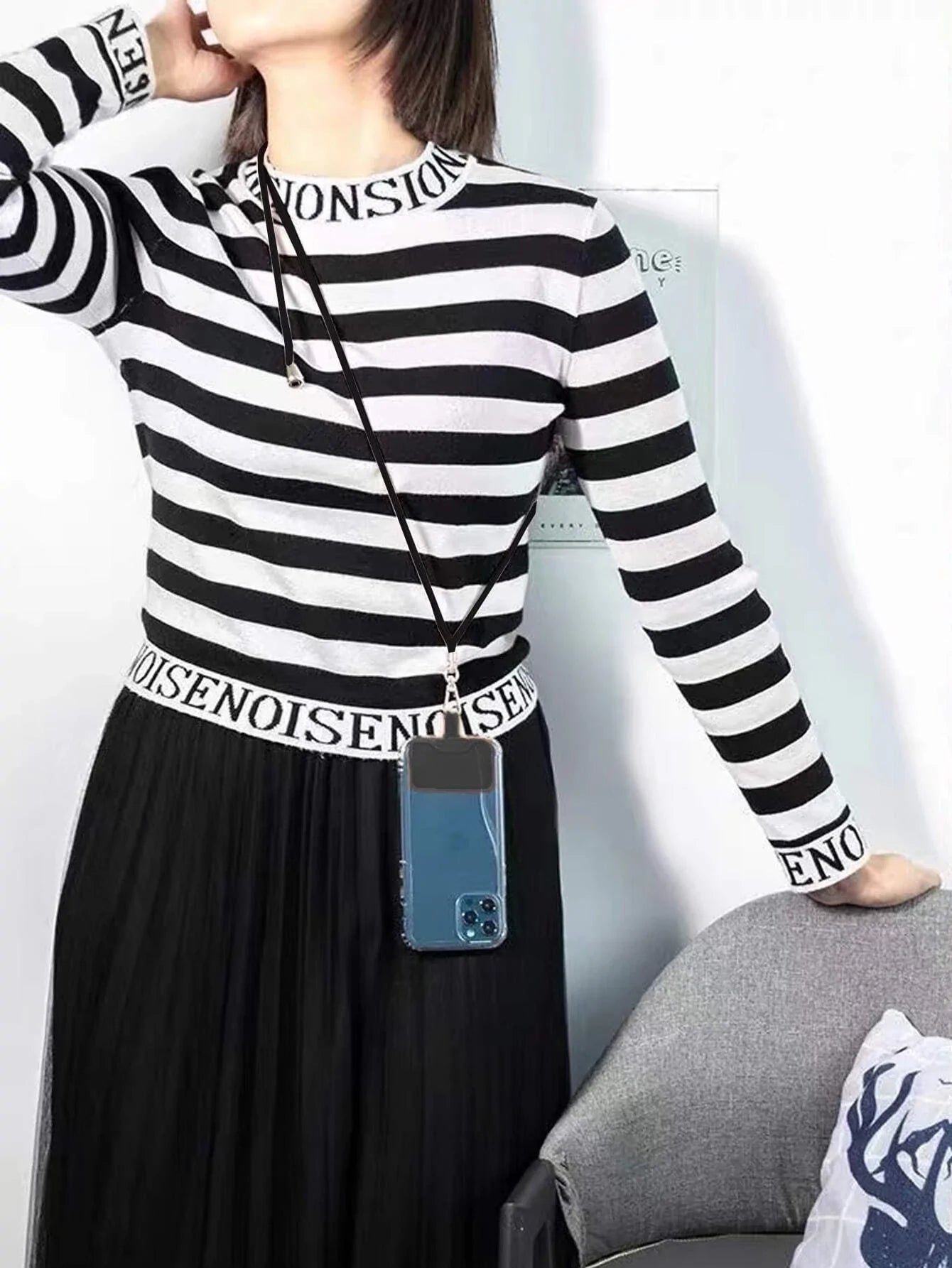 Fita Lanyard Universal Verde Compativel com todas as capas