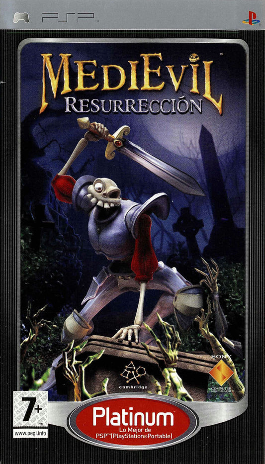 PSP MEDIEVIL RESURRECTION Platinum - USADO