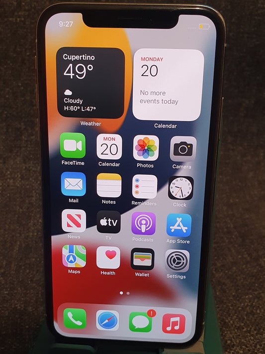 Apple iphone X 64GB Silver - RECONDICIONADO Grade B Sem Face ID