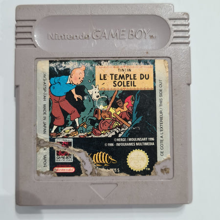 Gameboy TinTin Le Temple du Soleil - USADO