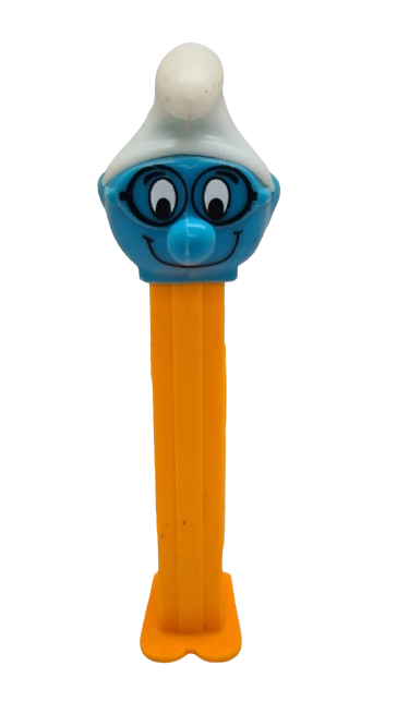 PEZ Smurfs Brainy Smurf Series 2 - USADO