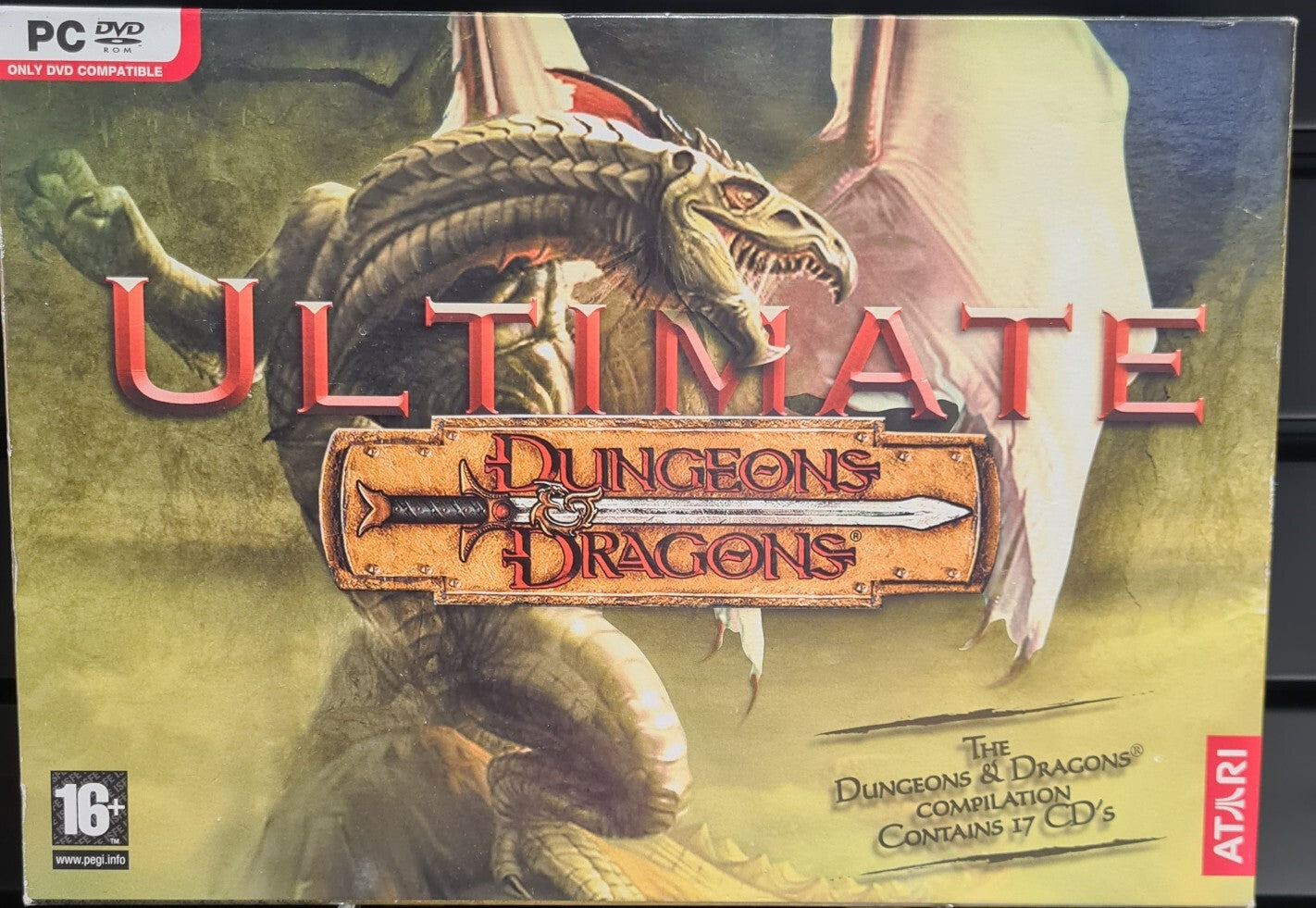 PC Ultimate Dungeon & Dragons , 8 Games + Addons 17cd´s - USADO