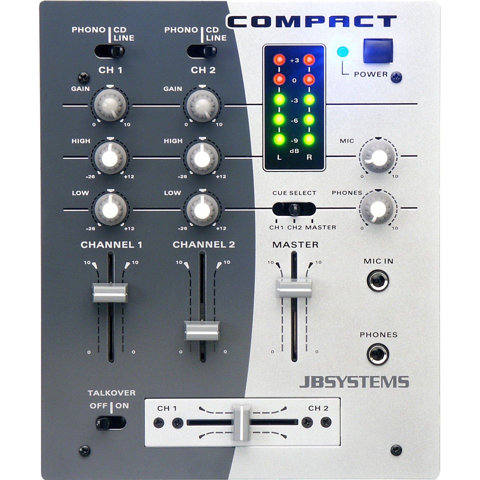 Mesa de Mistura JB Systems Compact - USADO Grade B