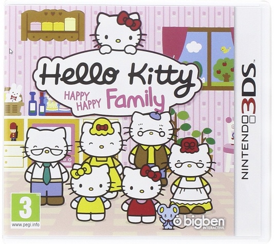 Nintendo 3DS Hello Kitty Happy Happy Family - USADO