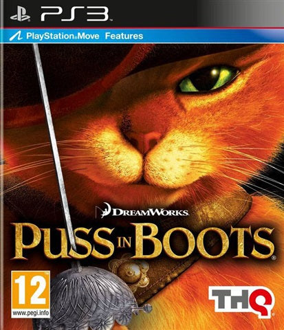 PS3 PUSS IN BOOTS MOVE FEATURES - USADO