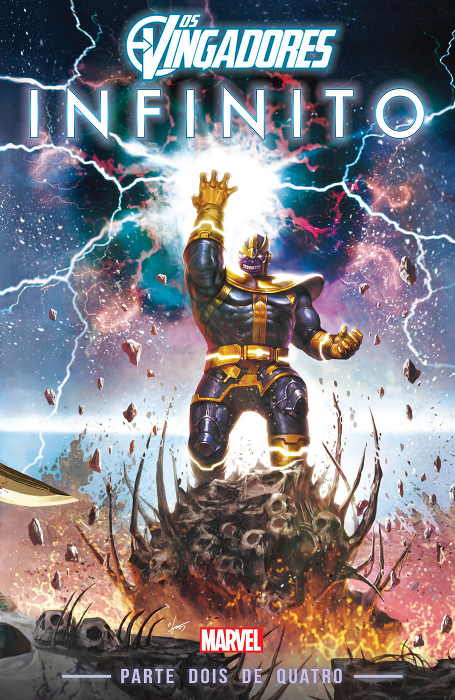 LIVRO BD MARVEL Os Vingadores: Infinito Parte 2 - NOVO