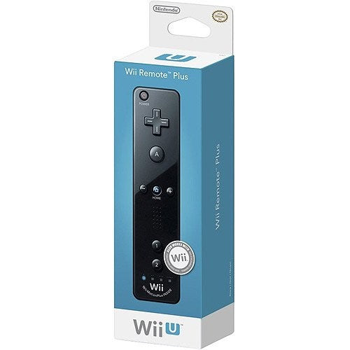 Nintendo Wii Remote Plus, Black WII+WII-U - USADO