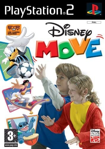 PS2 EYETOY DISNEY MOVE - USADO