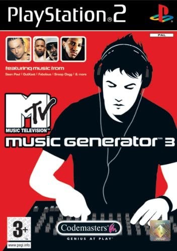 PS2 MTV MUSIC GENERATOR 3 - USADO