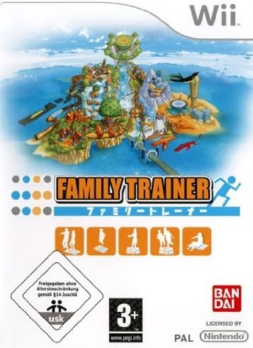 WII FAMILY TRAINER EXTREME CHALLENGE - USADO