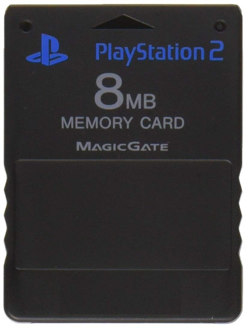 PS2 MEMORY CARD 8MB SONY PRETO OFICIAL - USADO